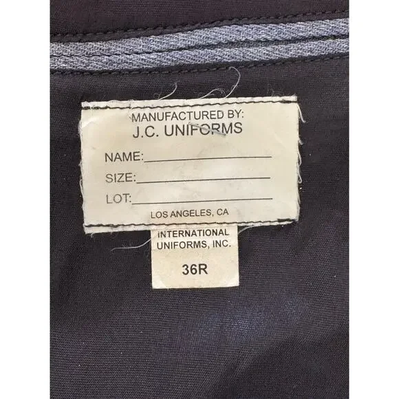J.C. UNIFORMS Vintage Military Academy Cadets Dress Coat Jacket Men’s Size 36R - Picture 10 of 10